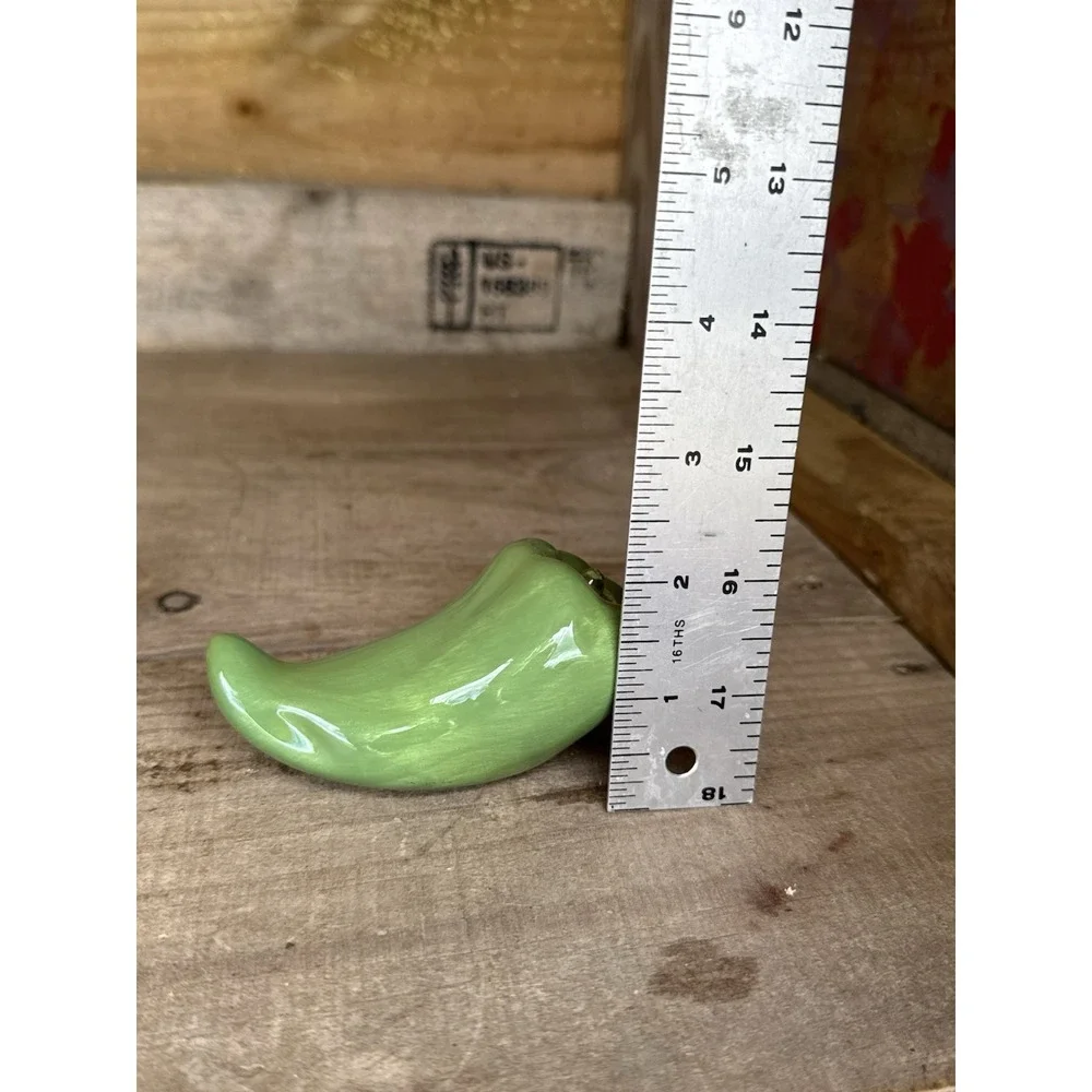 Vintage‎ Houston Harvest Red Green Pepper Salt & Pepper Shakers Ceramic